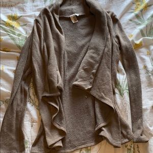 Brown cardigan
